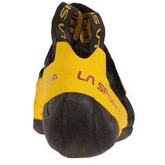Excellent La Sportiva Solution Comp Men’s Climbing Shoes, Black/Yellow, M45