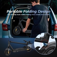 1000W Electric Scooter For Adult 10″ Tires HighSpeed Scooter 23Mph 42Miles Range