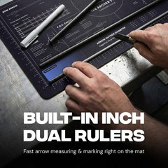 BALLISTA Archery Workbench Mat 16″ x 32″ Rubber Pad – Bow Crossbow Arrow Tuning