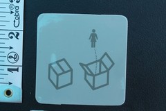 Girl Skateboards Fresh Out The Box Chocolate Z14B Vintage Skateboarding STICKER