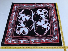 Vintage 1988 VISION STREET WEAR Black BANDANA Skateboards Skater Skulls rare NEW