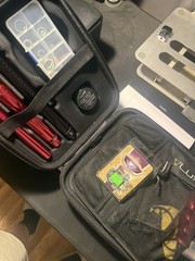 DLX Luxe X Electronic Paintball Marker Semi-Auto Black/Red w/ Freak XL & OLED