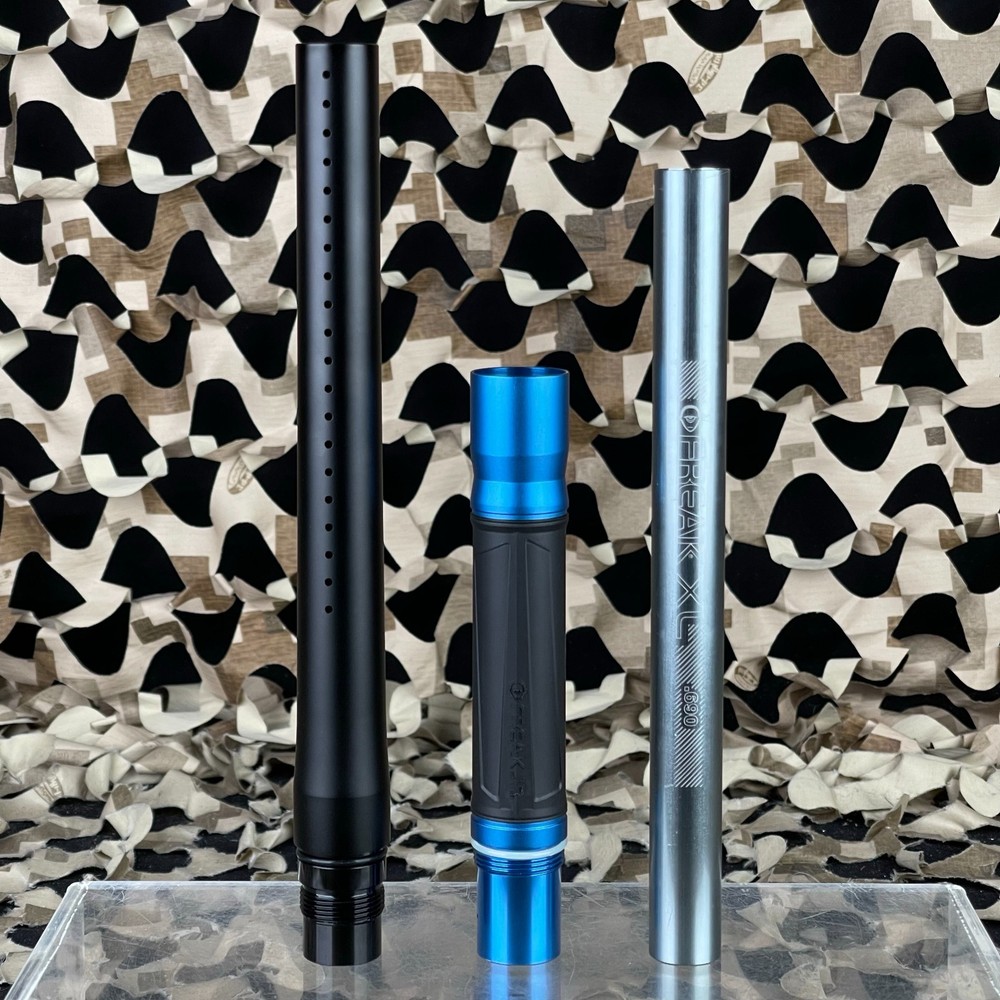 NEW DLX Freak Jr. XL 14″ Barrel – Autococker Threaded – Dust Black/Dust Blue