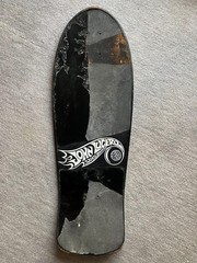 Vintage 1980s SANTACRUZ JOHN LUCERO Skateboard Original Rare Black Label Era JP