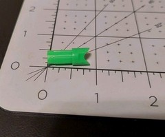 50 Count Bohning Green Crossbow Half Moon Nocks 7.6mm Carbon Shafts .300 -.303