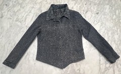 Equestrian Women’s Shirt Small Snap Texture Floral Cotton Blend USA