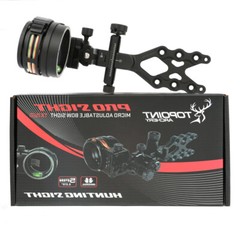 TX1550 Compound Bow Sight 4X 6X 8X Lens 5-Pin 0.019» Optical Fiber Bow Hunting