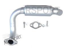 Exhaust Muffler pipe Compatible with Predator Max 459 Surface Drive Motor.