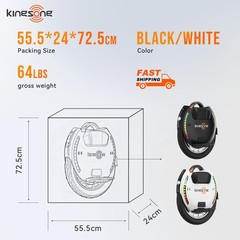 KINGSONG 18XL PRO Electric Unicycle for Adults 37 mph Speed 87 miles Range EUC