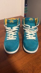 Nike SB Dunk High / Tropical Teal / OG None / Sz. 10m Great Condition!