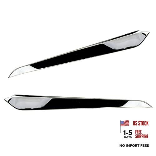 for Cadillac XT5 2017-2024 Steel Chrome Rear Tail Light Cover Trim – 2PCS Car
