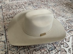 Tony Lama Wool 5X Fur Cowboy Hat Beige Size 6 3/4 Unworn