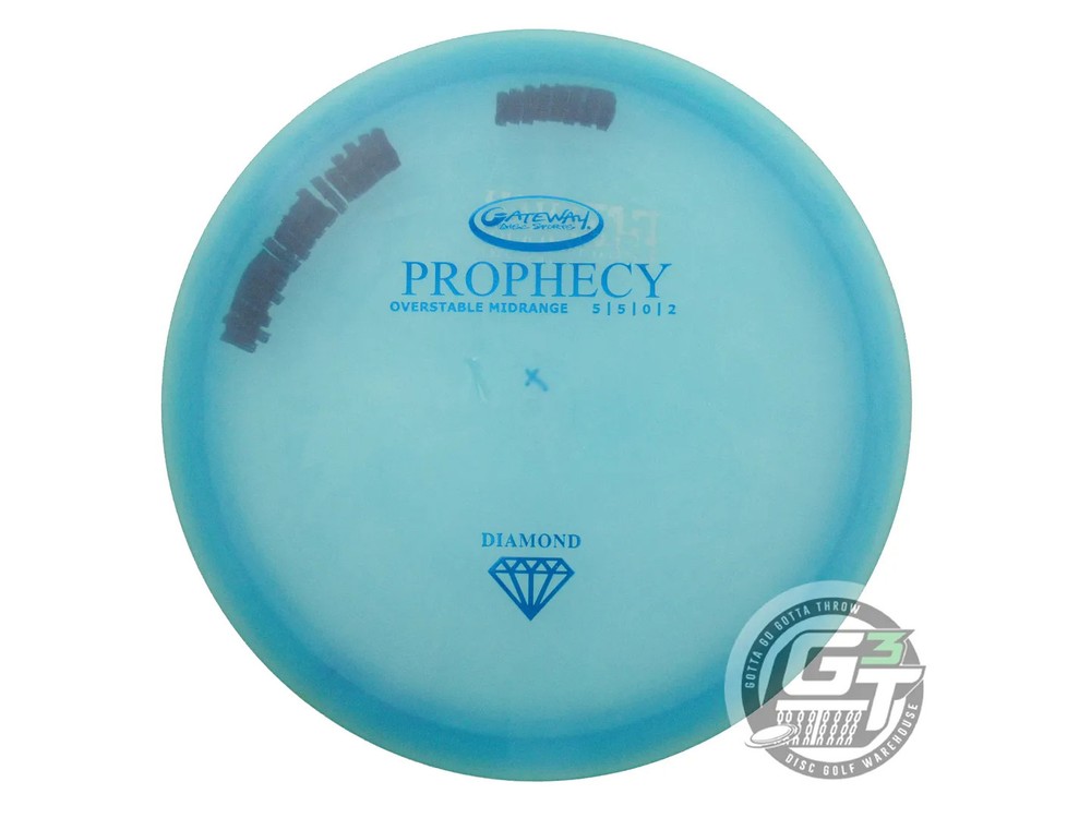 USED Gateway Diamond Prophecy 179g Teal Blue Foil Midrange Golf Disc
