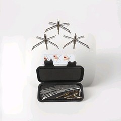 Turkey Head Broadheads 160 Grain 4″ Cutting Dia Archery Arrowhead Fix4-blade 3PC