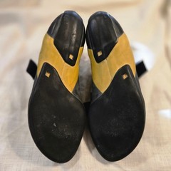Scarpa Vapor V Climbing Shoes Size 43 USM10 USW11 Yellow Black Italy Bouldering