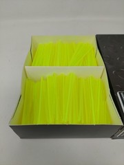 3″ Yellow Zeon Fusion Edge Glow Vanes:Q2i Norway DuraVanes: Pack Of 500 Count