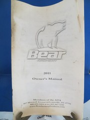 2011 Bear Outbreak Compound Bow Owner’s Manual