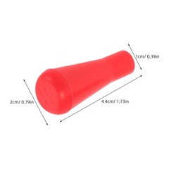 12Pcs Assorted Color Rubber Arrowheads Blunt Tips for Archery Practice