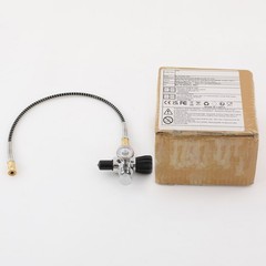 High Pressure PCP Paintball Fill Station Air Tank Valve Regulator + Hose 4500PSI