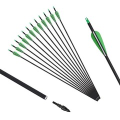 30-70lbs Archery Recurve Bow Traditional Mongolian Wooden Bow&12x Arrows Target