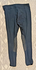 Tailored sportsman mid rise side zip 28