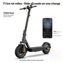 750W Electric Scooter Adults E-Scooter 44 mile Long Range 10in Tire Commuter