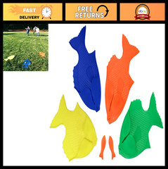 Backyard Bass Casting Game for Kids | Angler Educator Set with 16 Fish & 20 Plug