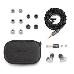 ORIVETI bleqk Purecaster in Ear Monitors, 12.2mm Aluminum-Magnesium Alloy Dyn…