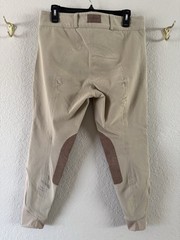 Dover Saddlery Wellesley Competition Riding Pants 30/10 Breeches Knee Patches
