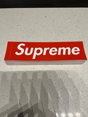 Supreme Red Box Logo Sticker | 100% Authentic | Seasons SS17-FW21 | SameDay Ship