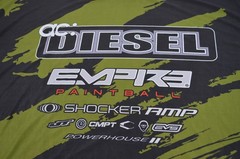 AC Diesel Empire Paintball Jersey Shirt 4XL XXXXL Black Green Camo Camouflage