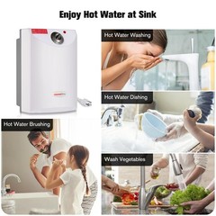Thermoflow Electric Mini Tank Water Heater, 4.0 Gallon 120V Corded Under Sink…