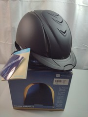Ovation OV Deluxe Schooler Riding Helmet Equestrian Black M/L Medium / Large New