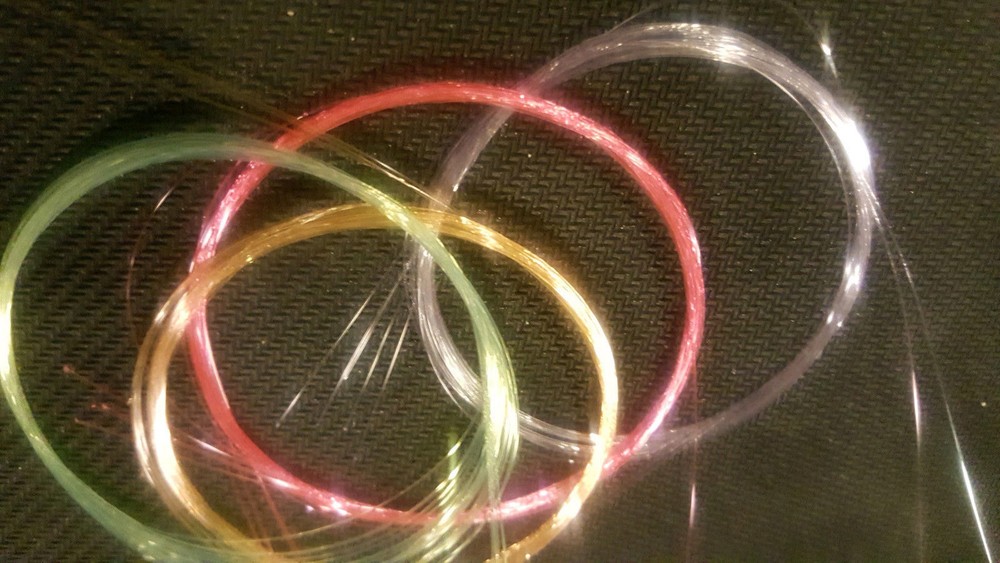 2 x1foot pcs BullsEye FIBER OPTICS Replace GUN Bows/Sights .029/.75mm