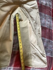 Kerrits water resistant tan rain pants easy off side v elcro womens M breeches