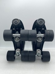 VTG Riedell Carrera Speed Roller Skates Size 5 Black Leather Model 105B