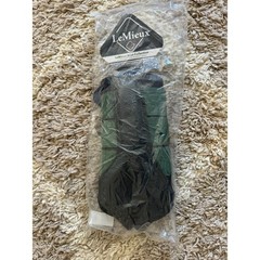 LeMieux Grafter Brushing Boots Hunter Green Size M Horse Leg Protection NWT