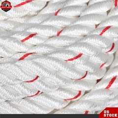5/8in × 120ft Arborist Bull Rope Tree Hoist Rigging Line Arbor Utility Polyester