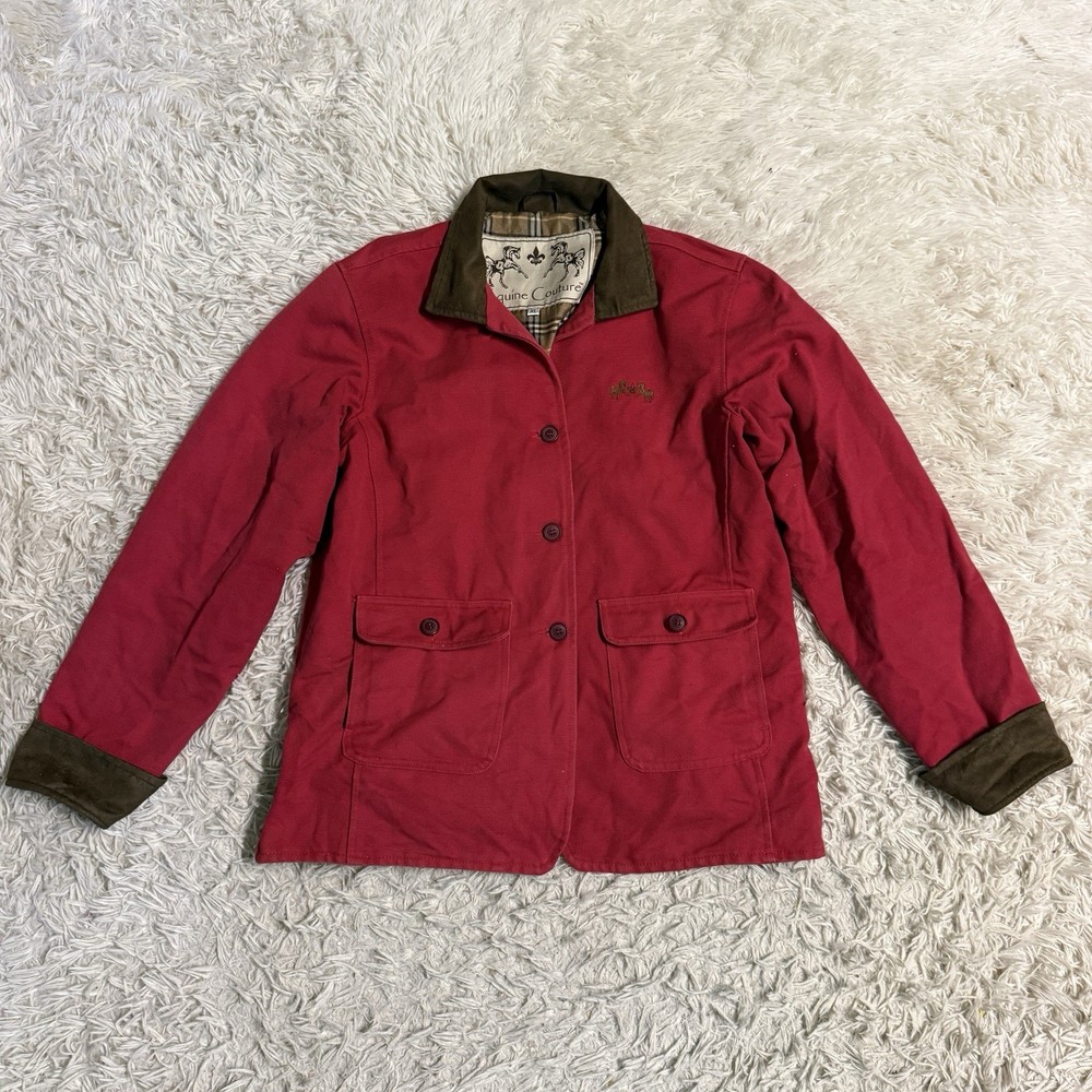 Women’s XL Red Equine Couture Cambridge Horseback Riding Jacket