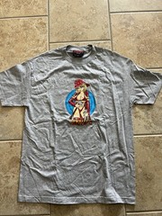 Vintage Anime Hookups Firefighter T-shirt Size Large