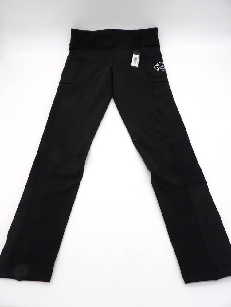Free Ride Equestrian Winter Full Seat Breeches Jodhpurs Knee Patch – BK – M- NWT