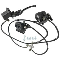 Hydraulic Rear Twin Disc Brake Calipers Assembly For Go Kart ATV Buggy Golf Quad
