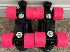 Pink Super Nitro Women’s Roller Skates Size 3 — Indoor/Outdoor Quad