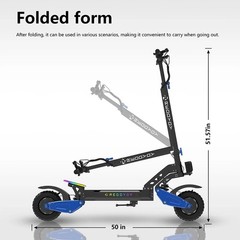 ZIPPYGO APP Control 5000W Electric Scooter 50MPH 55 Miles 60V 25AH NFC Unlock US