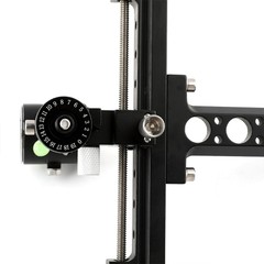 Compound Bow Sight Single Pin 0.059″ Fiber 4X Lens Long Pole Archery Hunt TP8510