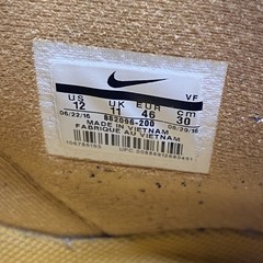 Nike Air Force 1 High Flax Wheat Nubuck Sneaker Men’s Size 12 882096-200