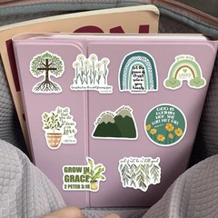 50 Pcs Inspirational Christian Stickers Bible Verse Decals for Journaling