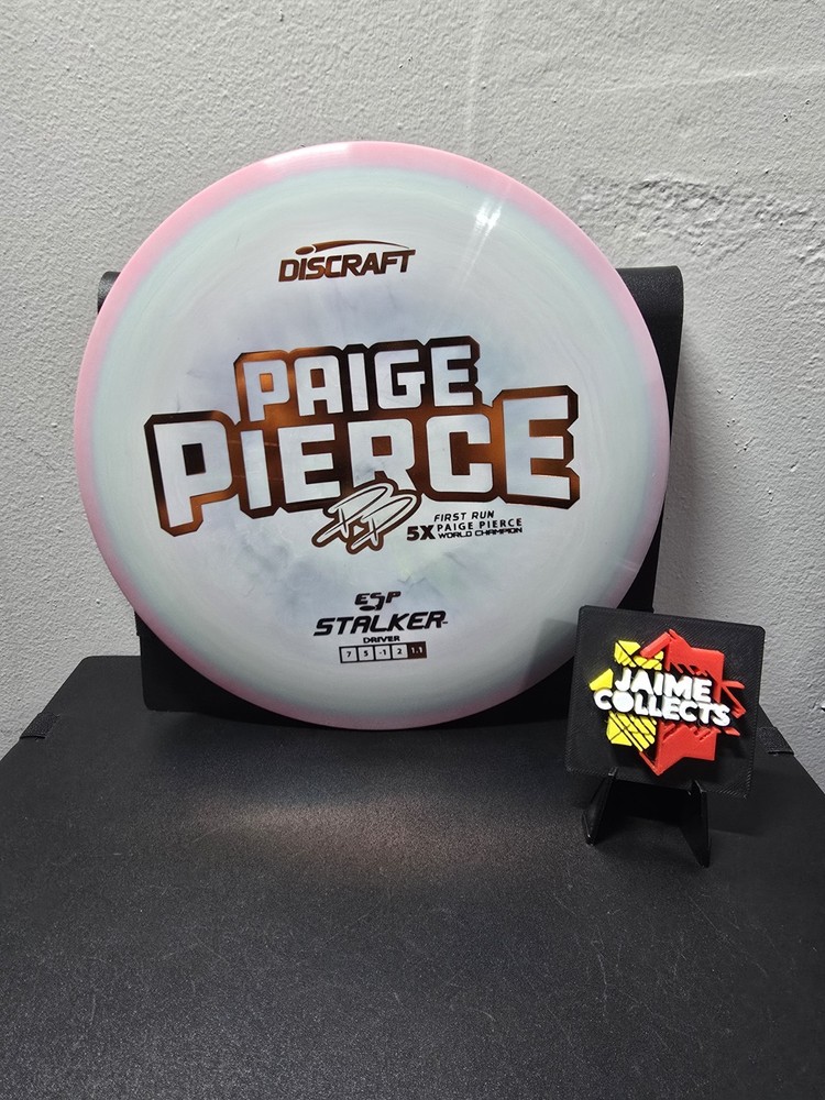 Discraft ESP Stalker Paige Pierce 5X First Run 175-176 Never Thrown No Ink