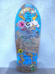 VTG 1988 Powell Peralta TOMMY GUERRERO 7PLY Flaming Dagger Skateboard Deck RARE!