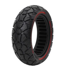 Scooter Solid Tire 10in 10×3 255×80 80/65‑6.5 Red Line Universal For
